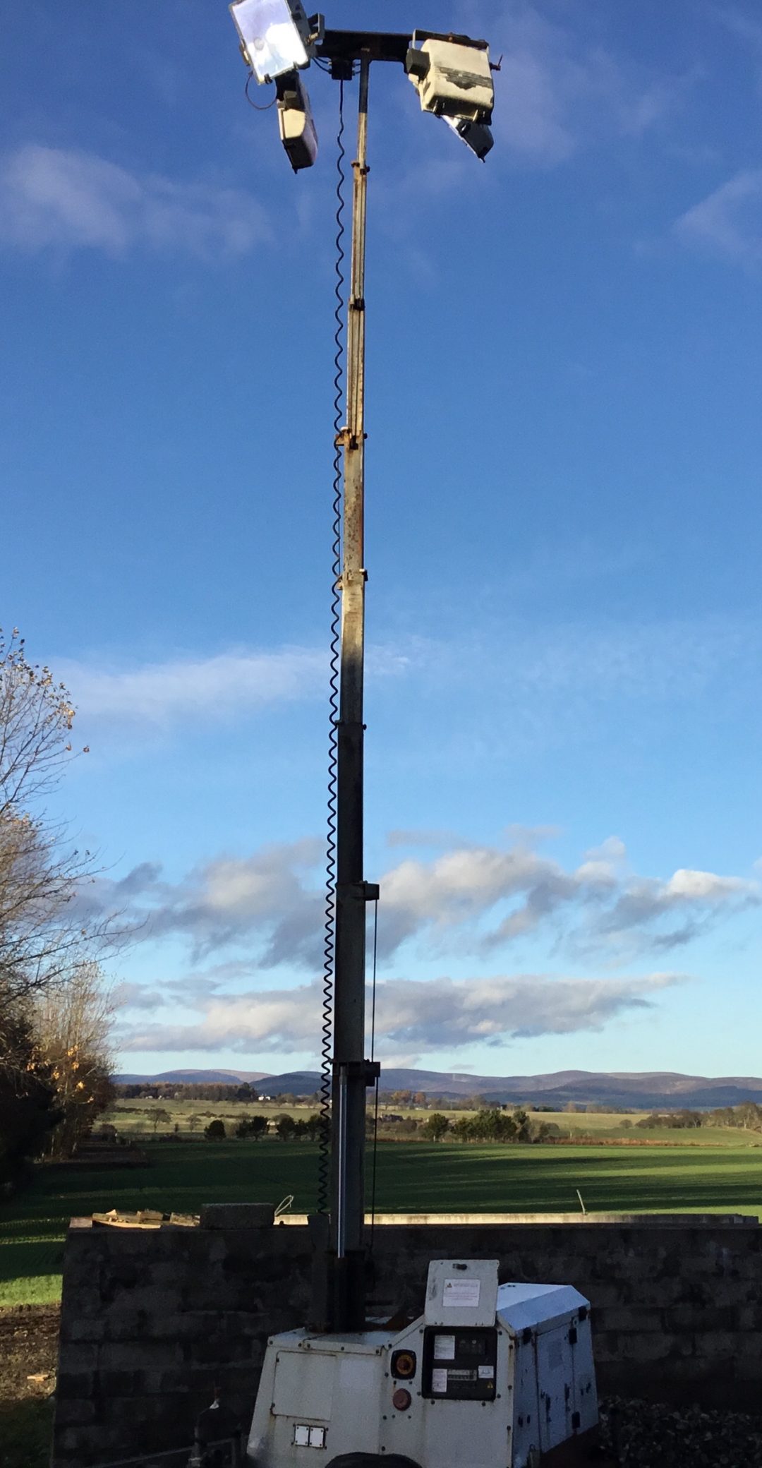 Lighting tower Barrett Machinery