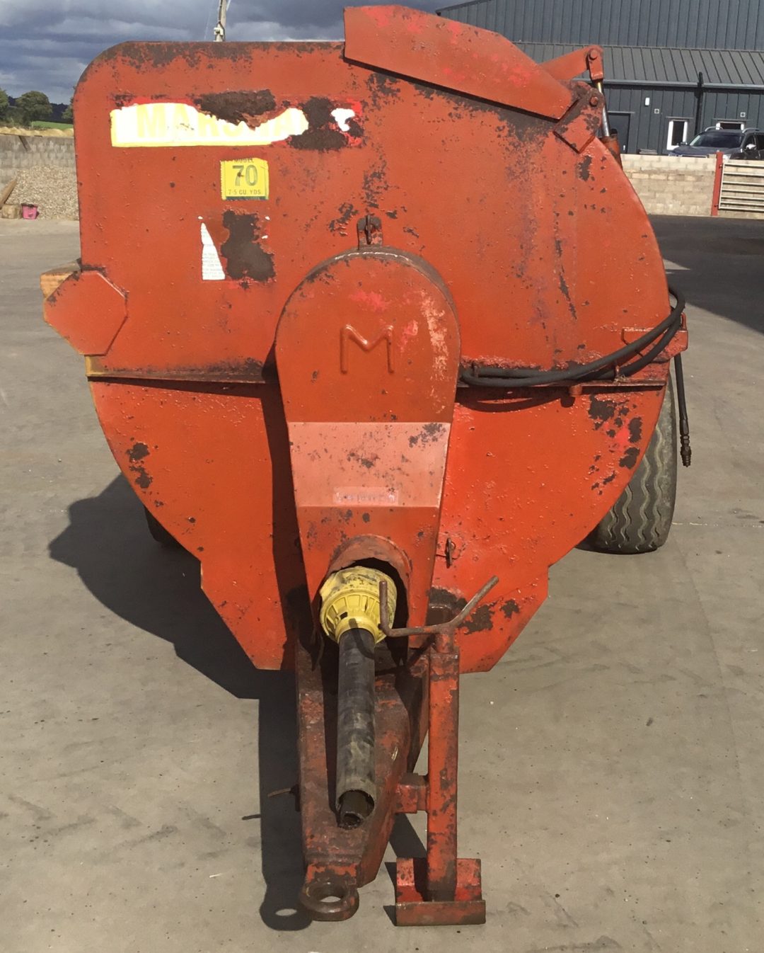 Marshall 7.5cube dung spreader Barrett Machinery