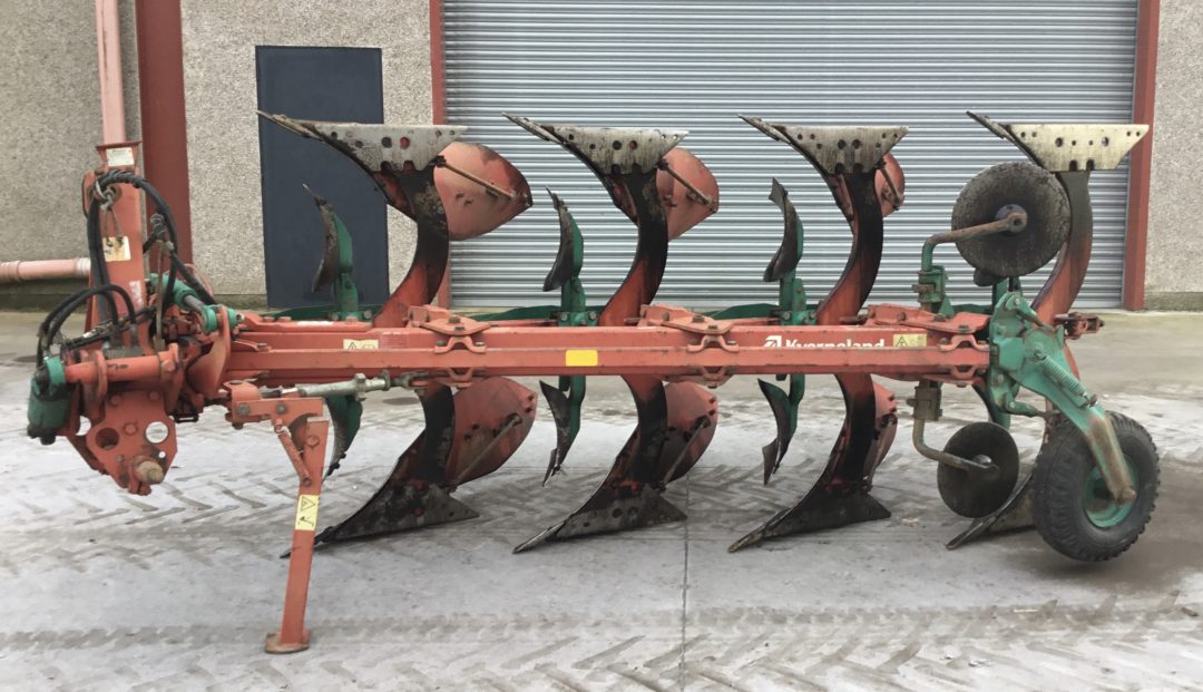 Kverneland 4 furrow plough Barrett Machinery